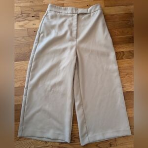 Zara Beige Wide-Leg Pants